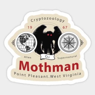 Mothman Point Pleasant Sticker